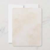Carte Douce Mariage Floral Jaune pour Couples  (Dos)