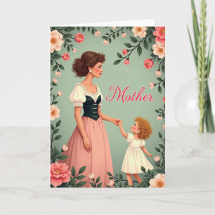 Carte Douce Mère et Enfant