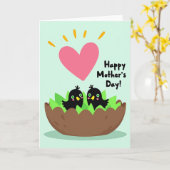 Carte Douce Mère Nidificatrice (Fleur jaune)