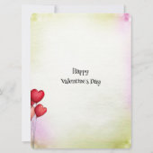 Carte Douce Papeterie de la Saint-Valentin Couple Monogr (Dos)