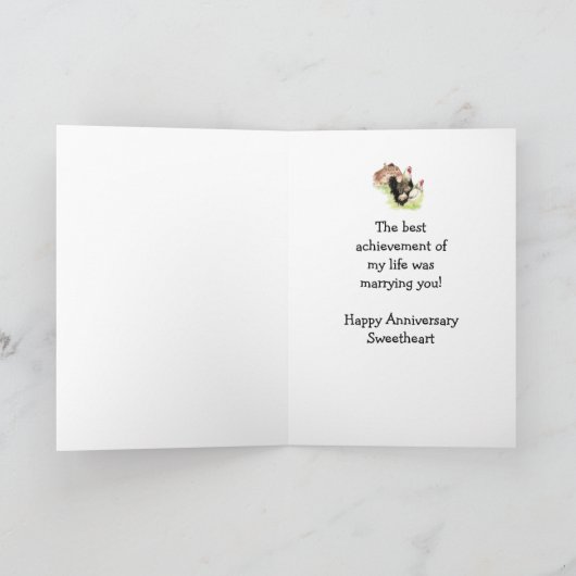 Carte Douce personnalisation de la ferme d'anniversaire (Intérieur)