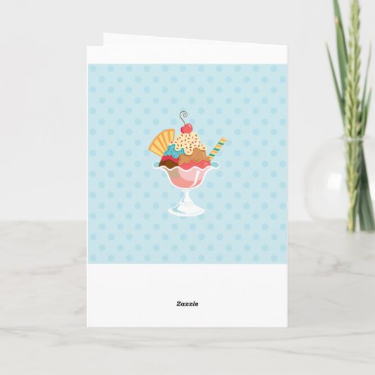 Carte Douce Poodle Jouet d'anniversaire (Dos)