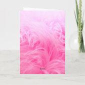 Carte Douce Romance Rose Foncé Photo Saint-Valentin (Dos)