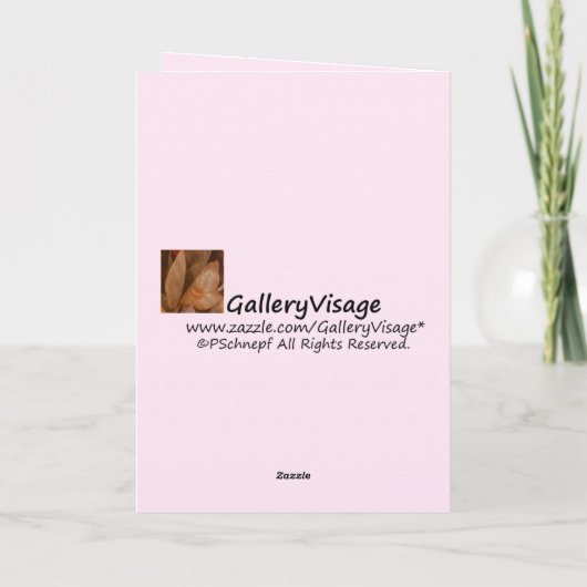 Carte Doucement rose (Dos)