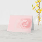 Carte Doucement rose de rose (Fleur jaune)