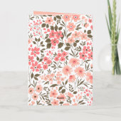 Carte Douces rêves floraux (Dos)