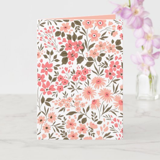 Carte Douces rêves floraux (Orchidée)