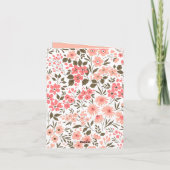 Carte Douces rêves floraux (Dos)