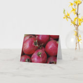 Carte Douceur de grenade (Fleur jaune)