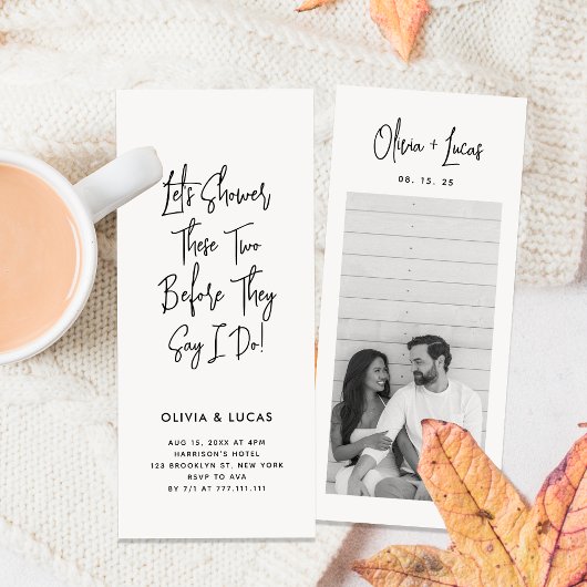 Carte Douche Couple Unique Avant Qu'Ils Disent Que Je Su