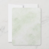Carte Douche de Couple Florale Verte  (Dos)