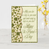 Carte Douche shamrock (Fleur jaune)