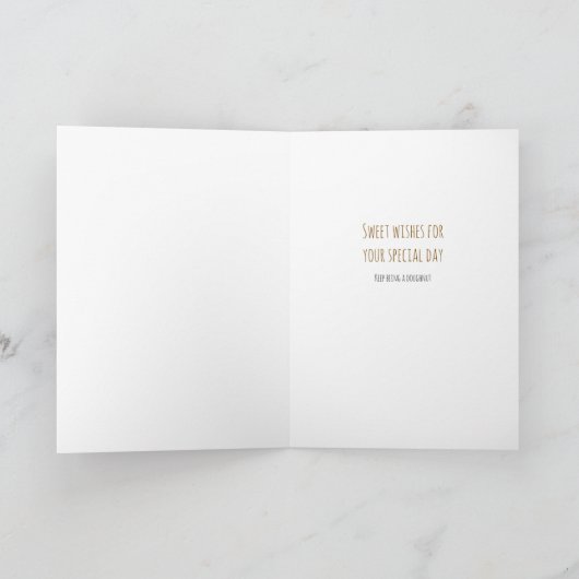 Carte Doughnut Folded Birthday Card  (Intérieur)