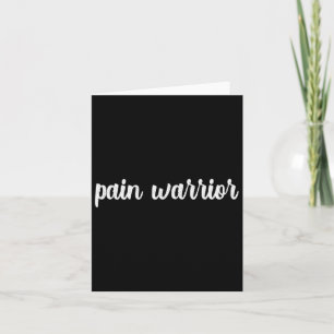 Carte Douleur Guerrier Crps Mois de sensibilisation Rsd