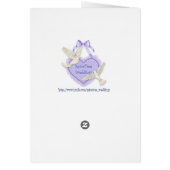 Carte d'ours d'amour (Dos)