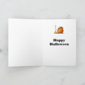 Carte d'ours de Halloween (Intérieur)