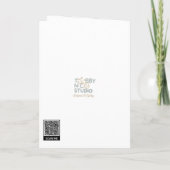 Carte d'ours en peluche de petit calife de bienven (Dos)