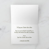 Carte d'ours Kermode Personnalisez la carte d'art  (Intérieur)