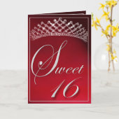 Carte Doux 16 avec une tiare ! (Fleur jaune)