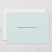 Carte Doux "à mon frère le jour de mon mariage" (Dos)