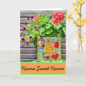 Carte Doux chez soi Nouveau Où les ennuis s'évanouissent (Fleur jaune)