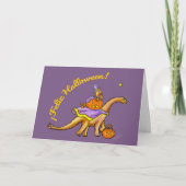 Carte Doux Dinosaur Hallowe'en (Devant)