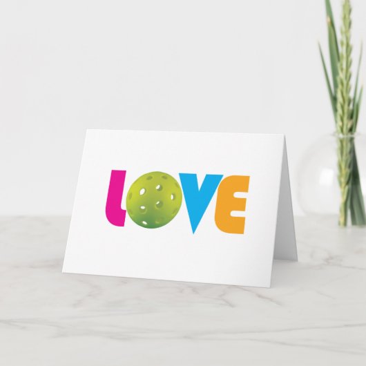 Carte Doux pickleball💘 Saint-Valentin (Devant)