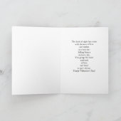 Carte Doux pluies d'amour pour la Saint-Valentin avec ba (Intérieur)
