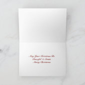 Carte Doux Santa Chat Endormi Noël Cosy (Intérieur)