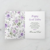 Carte Douze ans Fleur de Lavande (Intérieur)