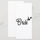 Carte Dove & Bride (Devant / Derrière)