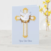 Carte Dove et Croix (Fleur jaune)