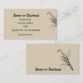 Carte Dove/Turtle Dove en deuil pour Customiser (Devant / Derrière)