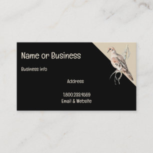 Carte Dove/Turtle Dove en deuil pour Customiser