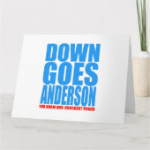 Carte Down Goes Anderson (Devant)