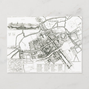 Carte d'Oxford, 1643
