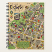 Carte d'Oxford, Angleterre (Chemins de fer britann (Devant)