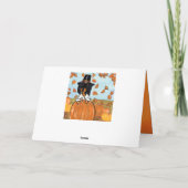 Carte Doxie de Thanksgiving (Dos)