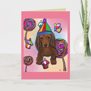 Carte Doxie Rouge