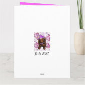 CARTE DOXIE ROUX AUX CHEVEUX LONGS (Dos)