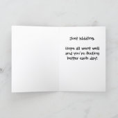 Carte Dr Google Friend Get Well Card  SF-1 (Intérieur)