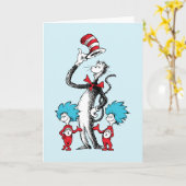 Carte Dr Seuss | Chat dans le Casquette, Chose un & Chos (Fleur jaune)