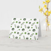 Carte Dr Seuss | Chat dans le Motif Casquette Clover (Fleur jaune)
