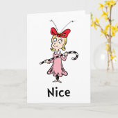 Carte Dr Seuss | Cindy-Lou Qui est Nice (Fleur jaune)