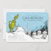 Carte Dr. Seuss | Grinch Anniversaire d'hiver (Devant)