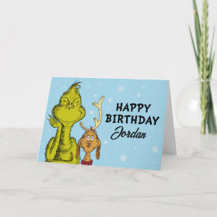 Carte Dr. Seuss   Grinch Anniversaire d'hiver
