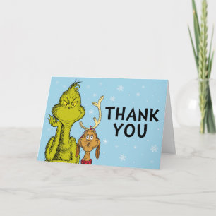 Carte Dr. Seuss   Grinch Hiver Anniversaire Merci