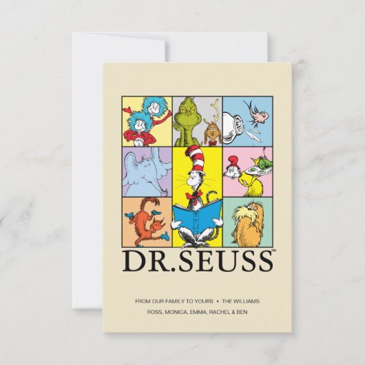 Carte Dr. Seuss | Histoires Graphiques (Devant)