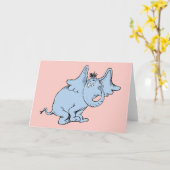 Carte Dr. Seuss | Horton Côté Regard (Fleur jaune)