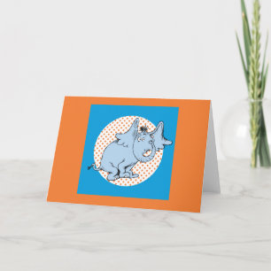 Carte Dr. Seuss Horton Entend Un Qui Points Orange